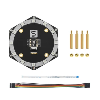 

BlueRaven 6+1 MEMS Microphone Array Module 7 Silicon Microphone Board For Sipeed Maix-Bit / Maix-GO