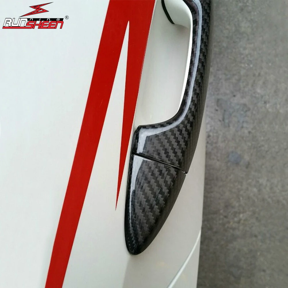 Наклейка на дверные ручки автомобиля из углеродного волокна для Toyota Corolla/Lewin FR-S GT86 FT86 ZN6 Vellfire Alphard ANH30 аксессуары для стайлинга автомобилей