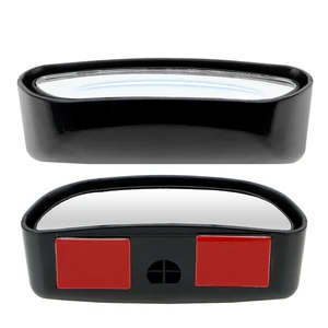 Image 2 - Auxiliary Rearview Blind Spot Mirror Adjustable Car Rear View Convex Mirror for Car Vehicle Side Blindspot Universal