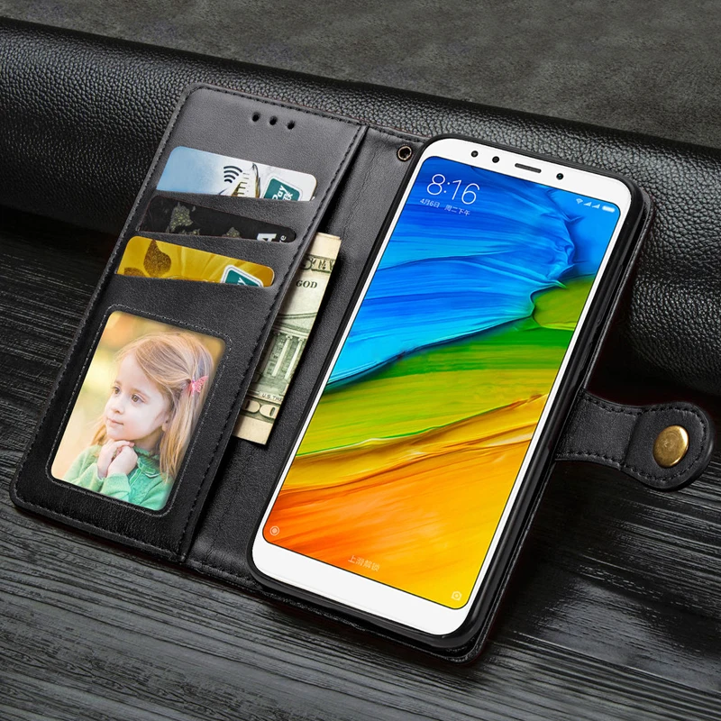 Чехол для Xiaomi redmi 5 xiomi redmi 5 Plus, чехол для redmi 5 Plus, мягкий силиконовый флип-кошелек, кожаный чехол для redmi 5 Funda