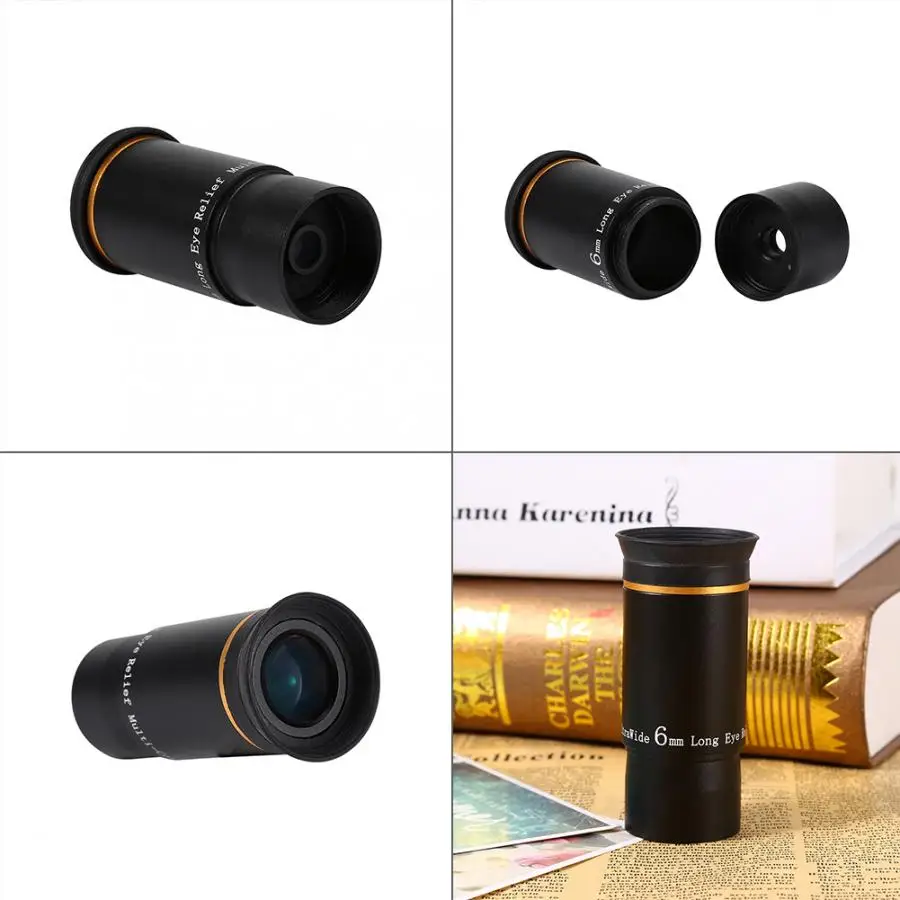 es para Telescópio Polegadas Graus Ultra Ampla Ocular Lente Multi-revestida Fotografia Acessorio 1.25 6mm 66 3 Cheap Telescópio e binóculos
