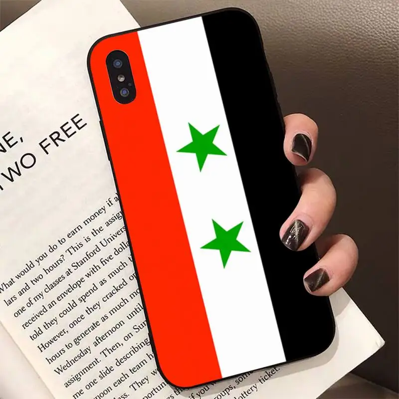 11 phone case Syria Flag Phone Case for iPhone 11 12 13 mini pro XS MAX 8 7 6 6S Plus X 5S SE 2020 XR case phone cases for iphone xr iPhone 11 / XR