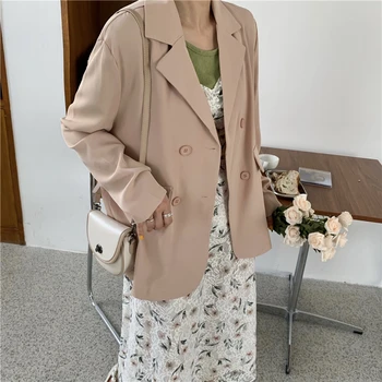

Summer New Fashion thin Blazer Jacket Women Casual Long Sleeve Work Suit Coat Office Lady Solid Slim Blazers