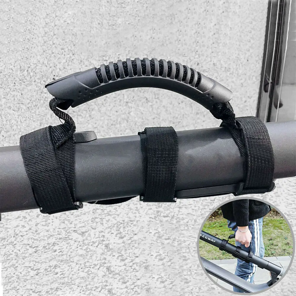 Portable Hand Carrying Handle Straps Carrying Handle Bandage Belt Webbing Scooter Carrying Accessories and Bicycle Phone Holder for Xiaomi M365 Mi Ninebot Electric Scooter Goods ES1/ ES2/ ES3/ ES4 