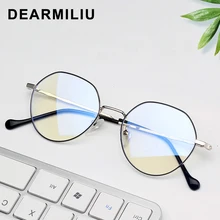 DEARMILIU Новые голубые световые блокирующие очки для женщин и мужчин овальная оправа легкая текстура классические очки прозрачные линзы зрения