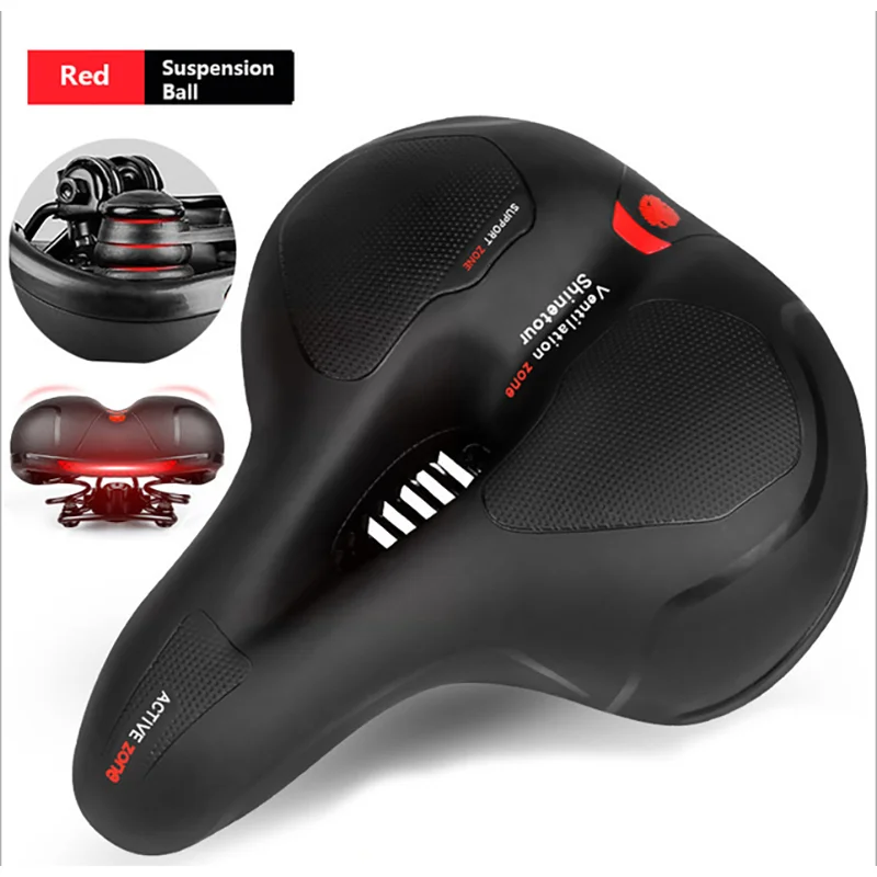 3D GEL Bicycle Saddle Seat Mountain Mtb Comfort Bike Cycling Soft Cushion Pad Solid Reliable Accessoriess | Спорт и развлечения