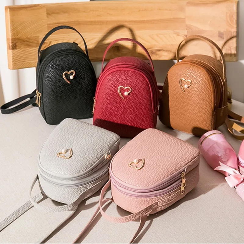 Mini bolsa de auriculares para mujer, bolsa de agujero para exteriores, de cuero Pu, rosa, moderna, informal, pequeña, 2021