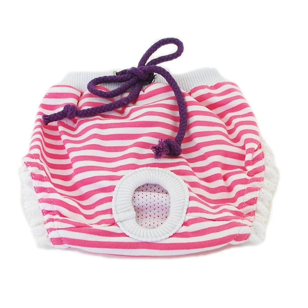 Pet Physiological Pant Diaper Sanitary Washable Female Dog Shorts Panties Menstruation Underwear Briefs dog diapers,pet diapers,dog nappies,dog shorts