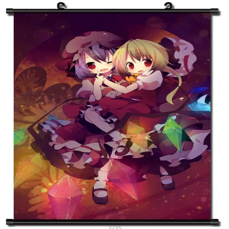 Японское аниме проект TouHou воплощение алого фландрида ремилии алый Декор для дома