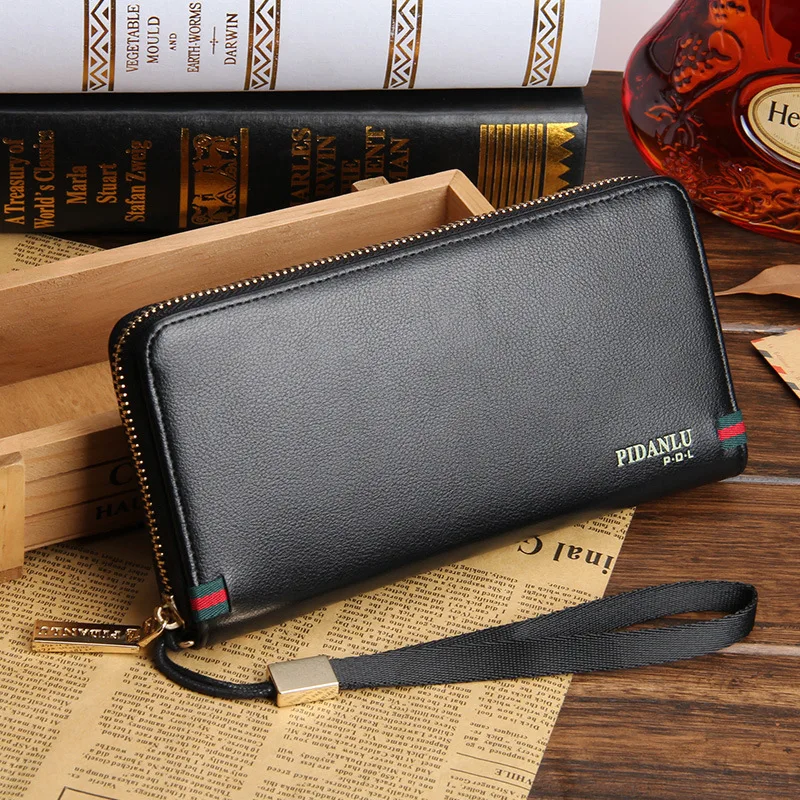 Новый креативный клатч для отдыха мужские кошельки длинная муфта большой