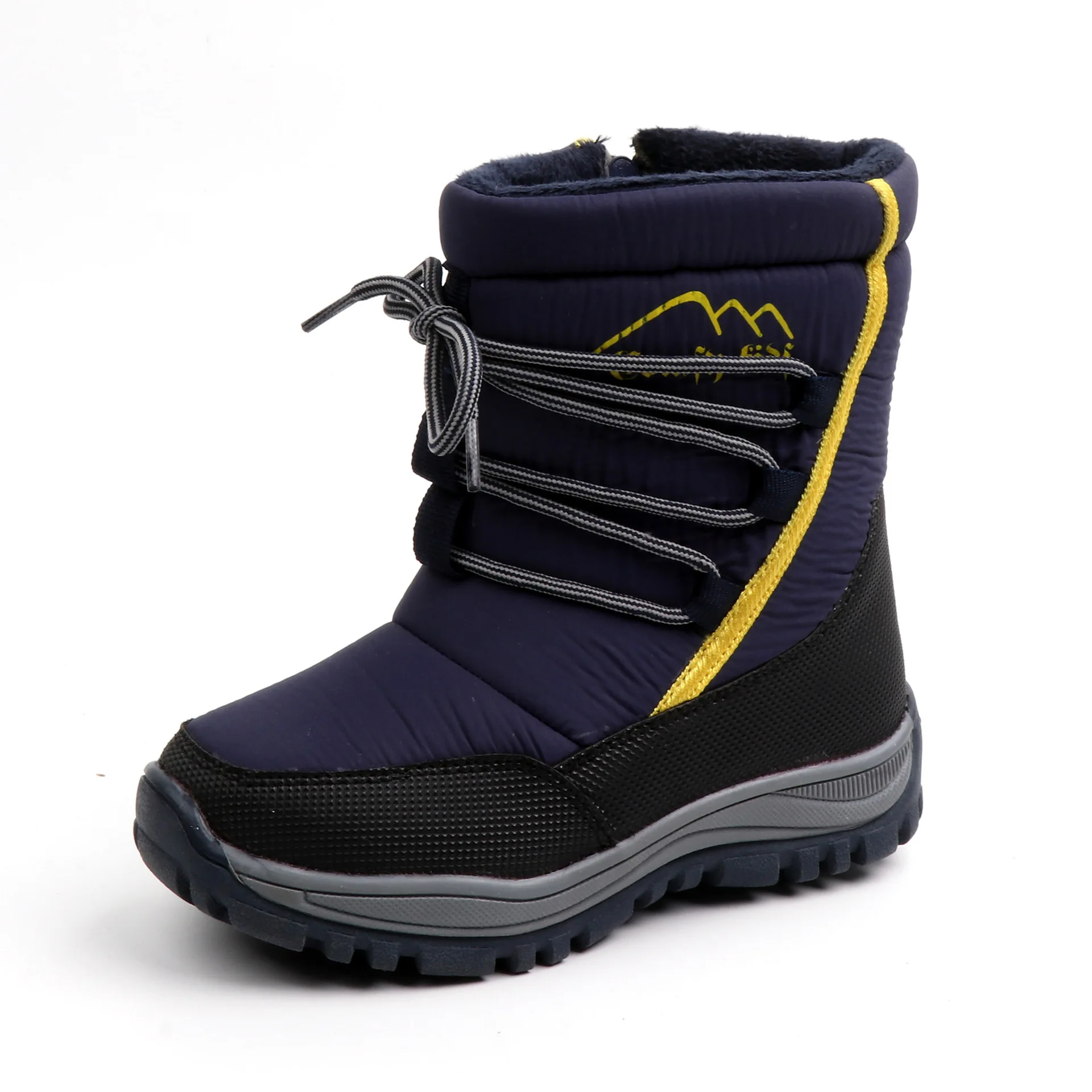 

Winter Children Boots For Kids Shoes Girls Boots Boys Shoes Lace-up Warm Outdoor Kids Snow Boots Plush Fashion Footwear