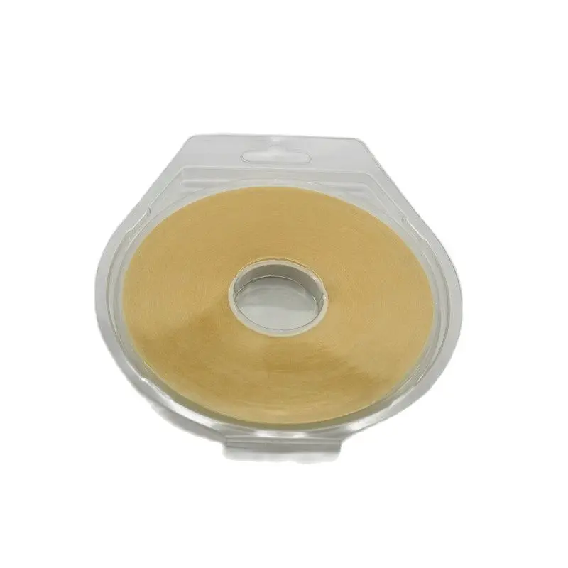 1 Roll 0.8cm Width 36 Yards Beige Lace Front Wig Tape Toupee Adhesive Tape Hair System Tape For Hair Extension/Lace Wig/Toupee