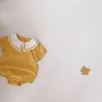 

2020 new baby girls romper summer cotton fashion babys jumpsuit 6-24 month HV512