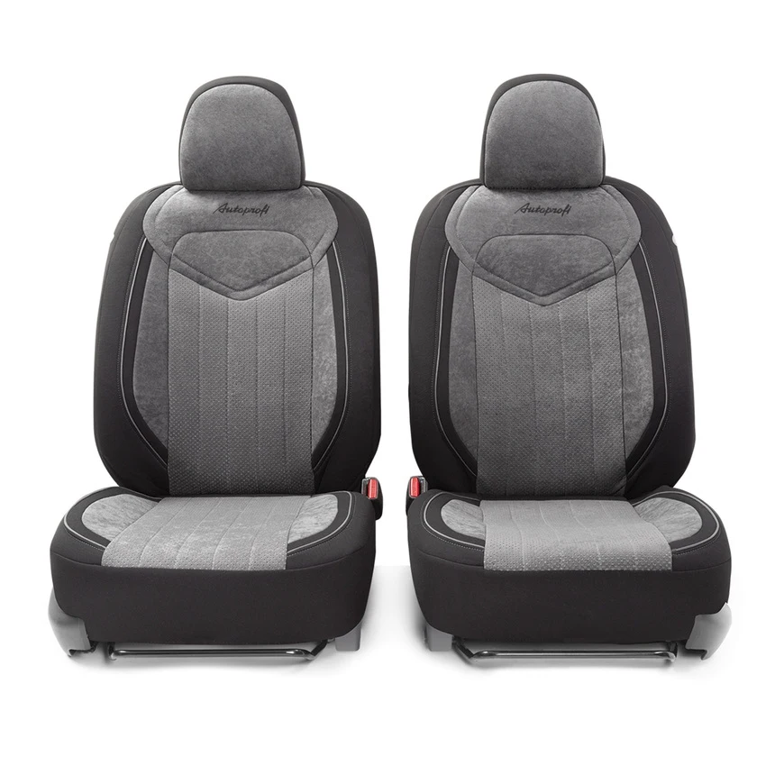 Set of seat covers SIGNATURE, SGN-1505 BK/D. GY, velour ► Photo 2/3