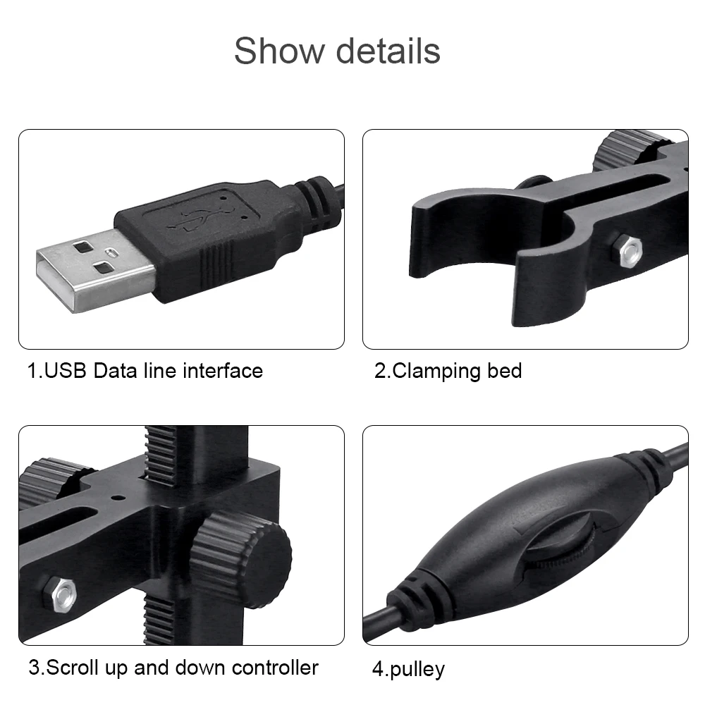 Профессиональный USB цифровой микроскоп 8 светодиодный 2MP 1600X электронный микроскоп Эндоскоп зум Камера лупа+ подъемная подставка инструменты