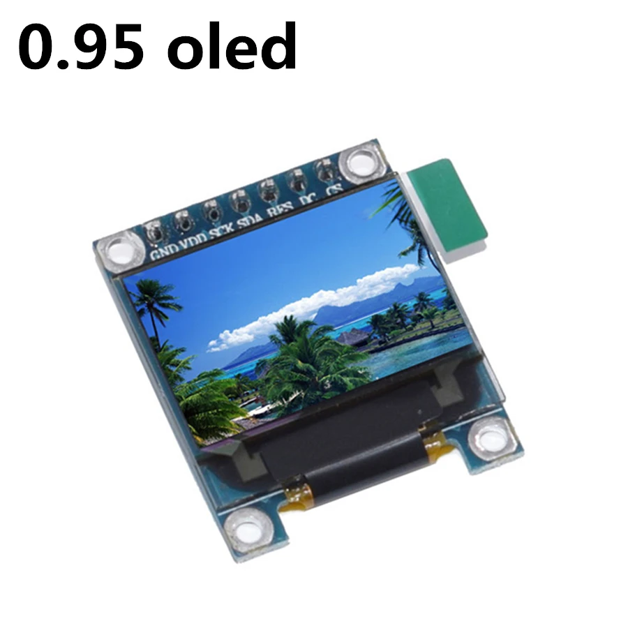 0,95 ''дисплейный модуль OLED rgb дисплей полноцветный совместимый для Arduino 0,95 дюймов 96*64 ЖК-модуль SSD1331 контроллер 7PIN от diy
