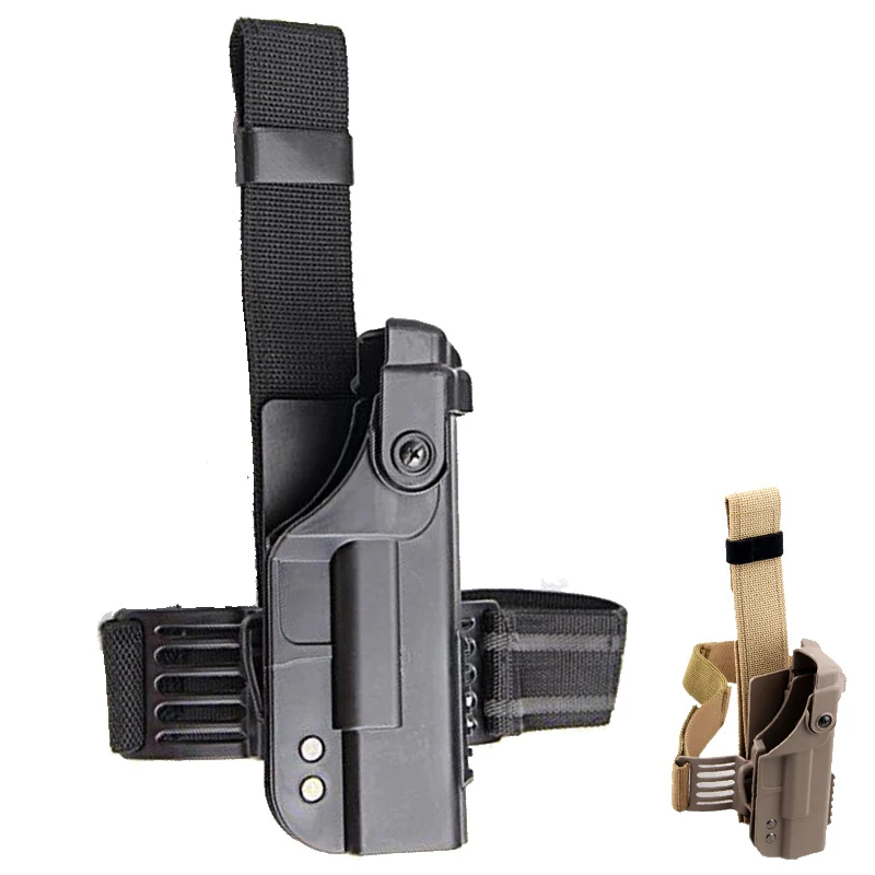 Тактический пистолет Glock аксессуары военный Glock 17 22 кобура для пистолета двойная Защитная сумка для пистолета кобура для быстрого падения кобура для ног чехол для пистолета