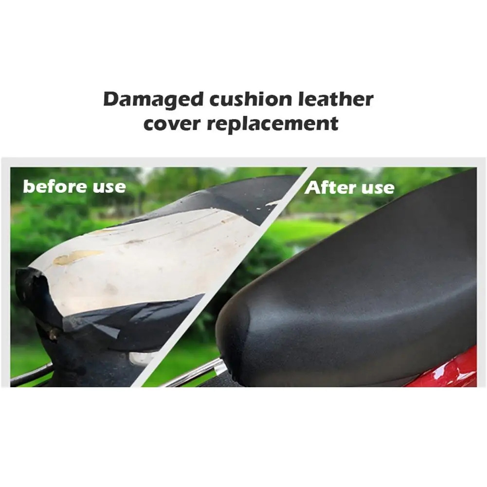 Motorcycle Seat Cover Waterproof Anti-Slip Rain Dust Protector Black Breathable Cushion Mat