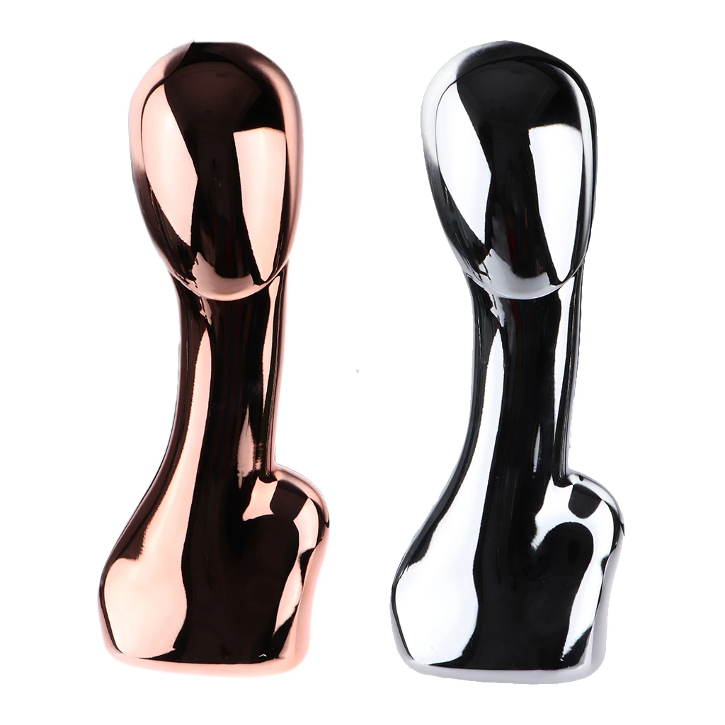 ABS Electroplated Mannequin Manikin Head Model Wig Jewelry Hat Display Holder Stand