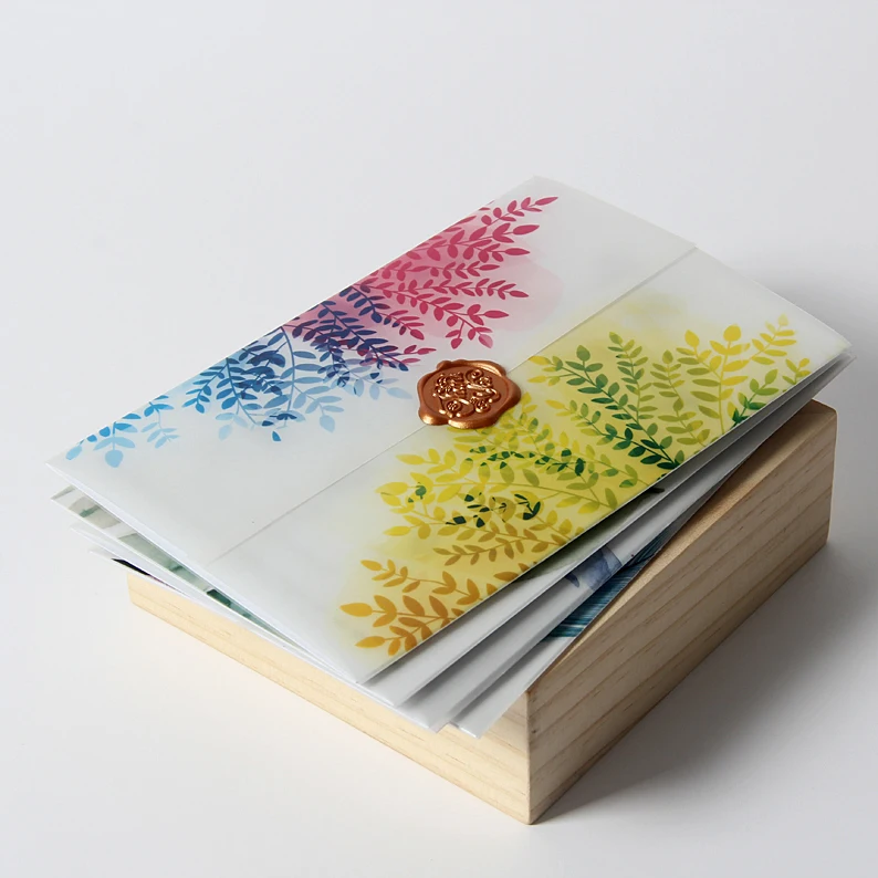  20pcs Sulphuric acid paper Wedding invitation card tracing paper Personality contracted personality - 10000038968805