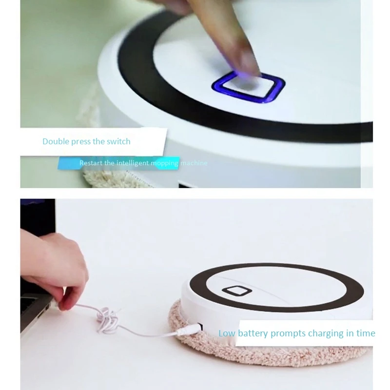 Robot Vacuum Cleaner Dry Sweeping and Wet Mopping for Floor Home Automatic Sweeping