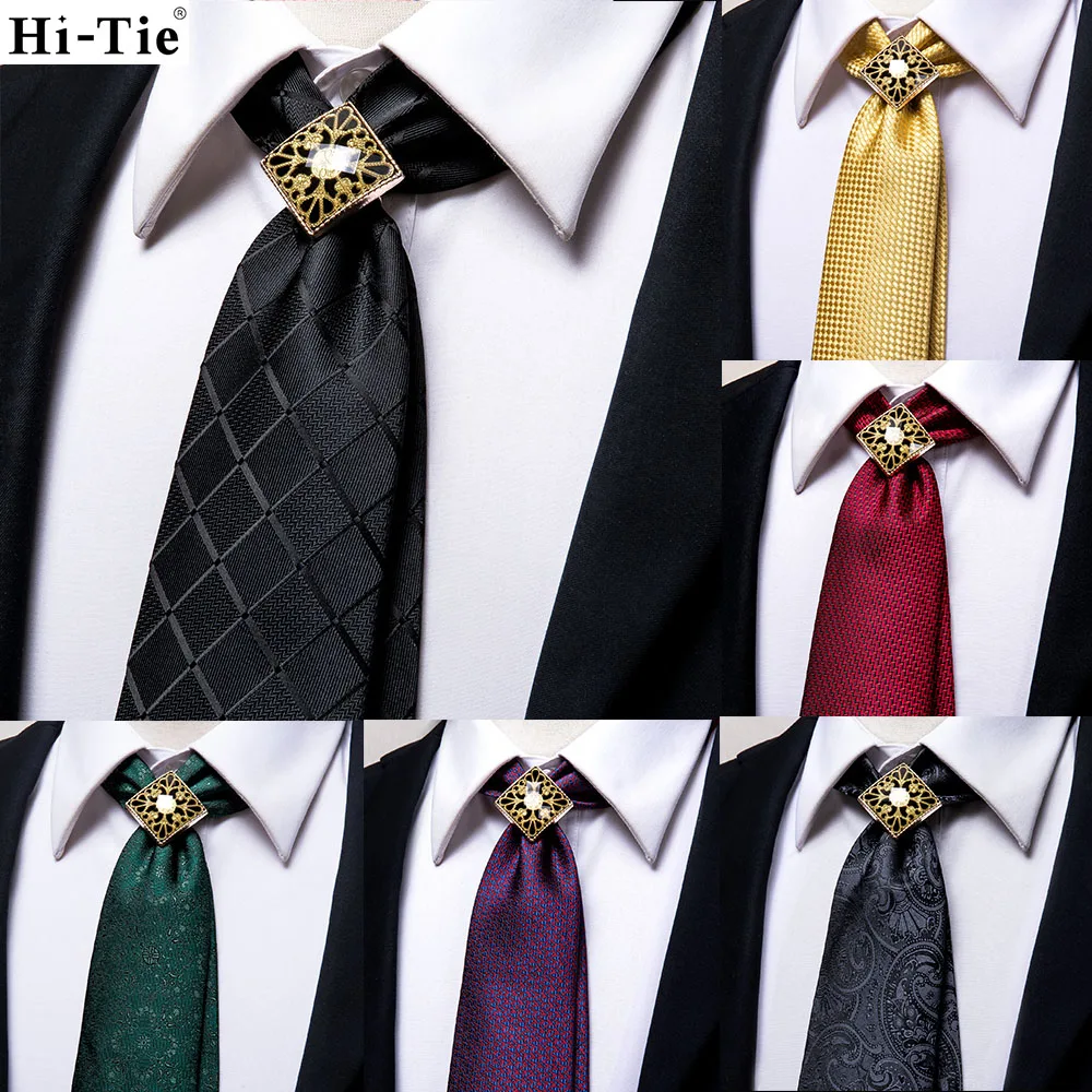 Cufflink Designer Necktie Handkerchief Set Classy Solid Dot Patterns Striped Blue 