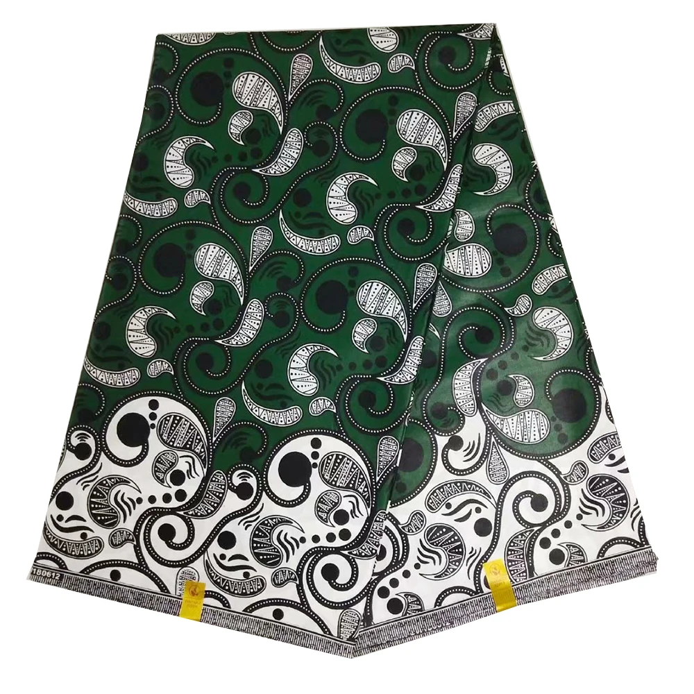 

100% Cotton Wax Brocade Prints Real Nigerian New Java Wax,African Beautiful Fabric Ankara Wax Fabric Luxurious Design For Women