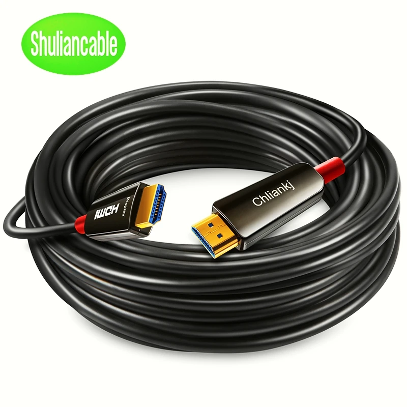 

Совместимый кабель HDMI 2,0 оптоволоконный 4k 60 Гц 18 Гбит/с 10 м 15 м 20 м 30 м 50 м все поддерживает hdmi 2,0 4K для HDR TV LCD ноутбука