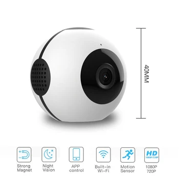 

C8 Mini Wifi Digital Camera HD Micro-Cam Magnetic Body Camera Motion Detection Snapshoting Loop Video Recording Camcorder