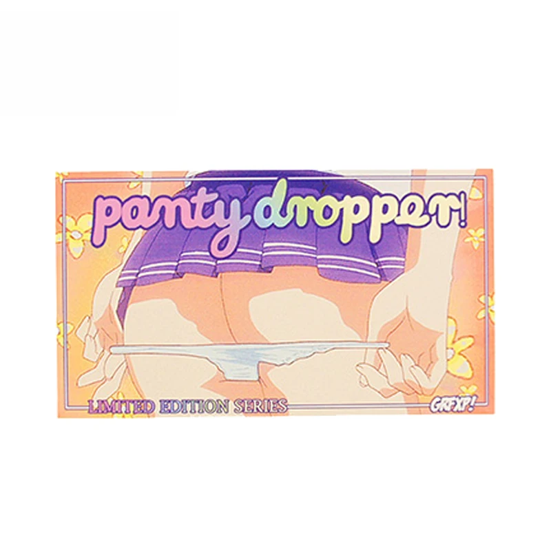 

SZWL Personality Panty Dropper Limited Edition Car Sticker Cartoon Anime Decal Waterproof Accessories for Window Bumper,13cm*7cm