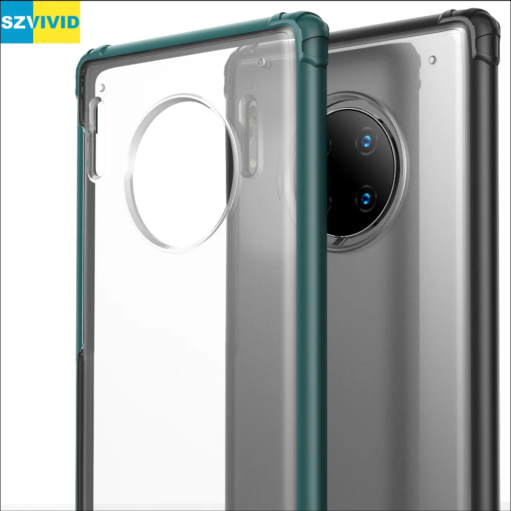Матовый чехол из поликарбоната + ТПУ для huawei mate 30 Pro Hybrid тонкий защитный