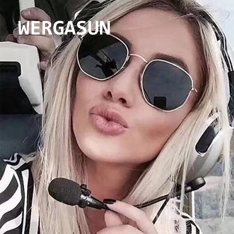 WERGASUN 2020 металлические классические винтажные женские солнцезащитные очки
