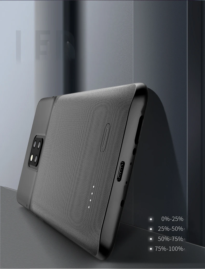 6000 мАч батарея чехол для HUAWEI mate 20X5G Мобильная резервная копия зарядного банка портативная внешняя банка питания чехол для заряда батареи