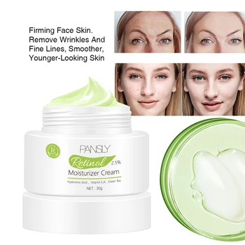 

PANSLY 30g Retinol Hyaluronic Acid Moisturizing Cream Anti-aging Anti-wrinkle Fine Lines