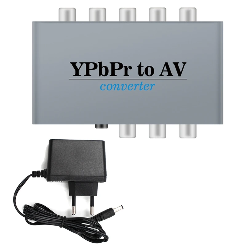 New YPBPR to AV Converter Audio IP Network Extender 1080 HDMI