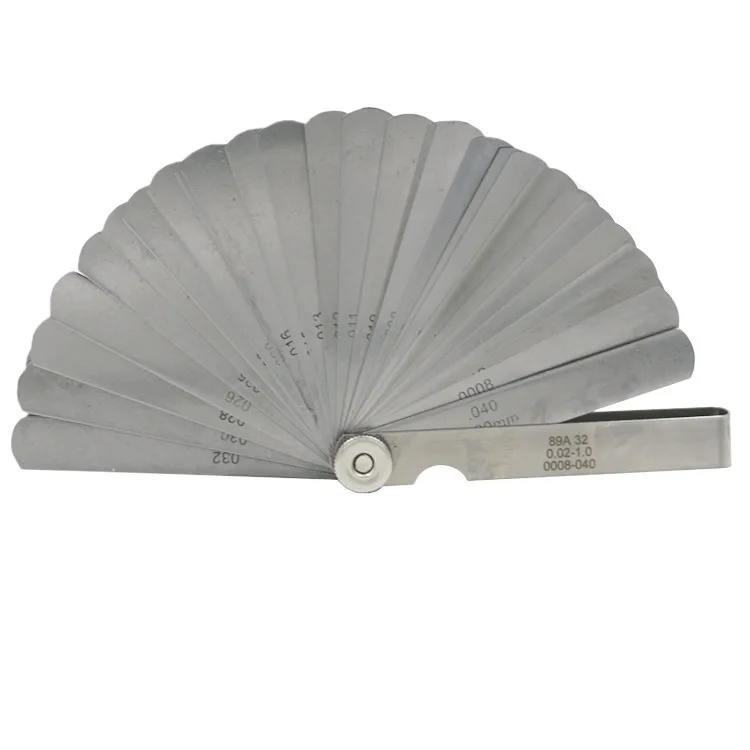 Новинка щуп с 32 лезвиями из нержавеющей стали метрический зазор 0 02 1 00 мм набор