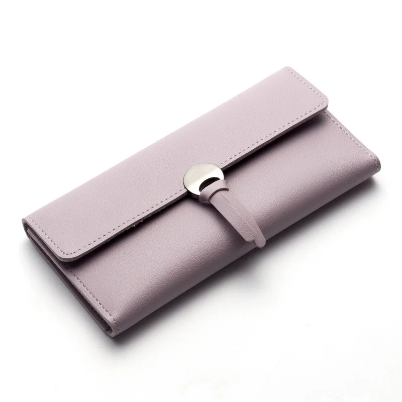 Purple Женский кошелек, кожа, длинный, для отдыха, кошелек для кредитных карт, кошелек для монет, органайзер, клатч, женская сумка, кошельки, Billeteras Mujer - Цвет: Purple