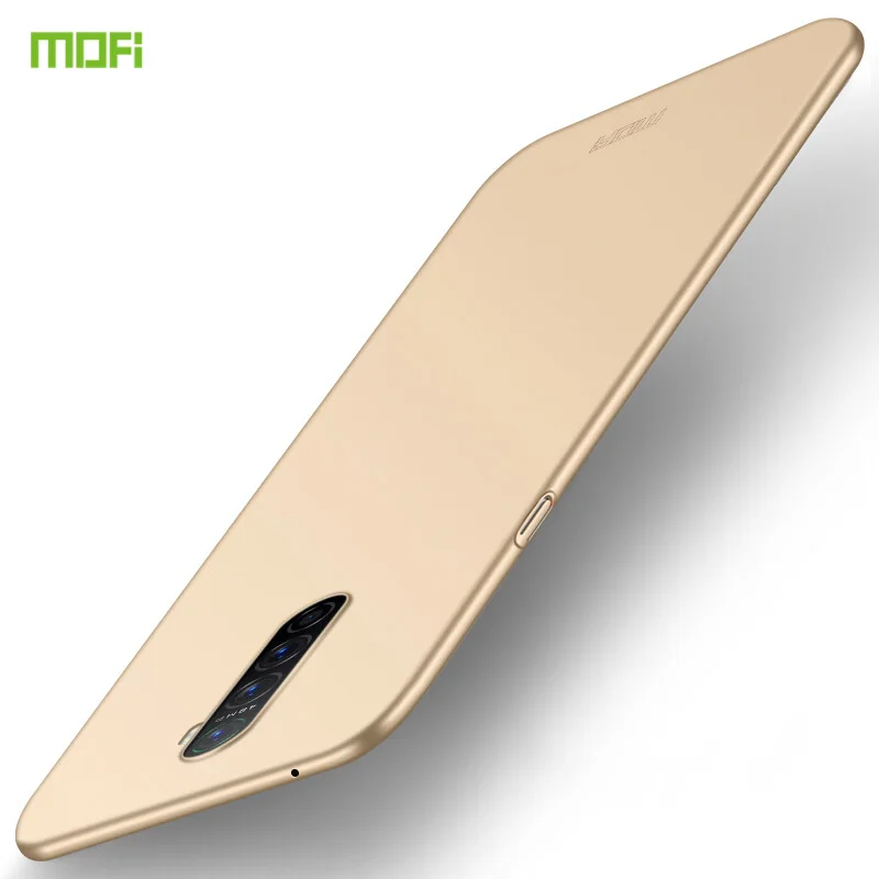 Для OPPO Realme X2 Pro чехол MOFi жесткий Роскошный защитный чехол для OPPO Realme X2 Pro Чехол Для Телефона - Цвет: Золотой