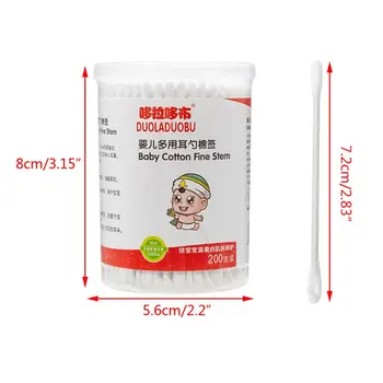 

Baby Multi-purpose Ear Spoon Children Kids Ears Cleaning Double-head Cotton Swab U90B