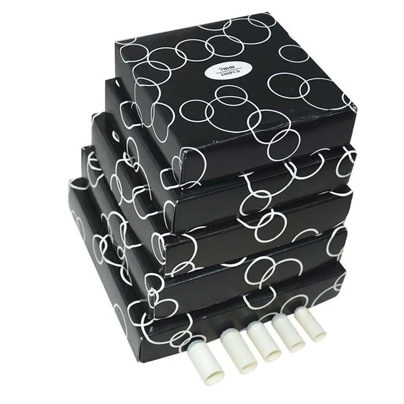

100pcs Billiard Cue Accessories 9/10/12/13mm Push-on Pool Snooker Billiard Bat Tips Cue Pool Tips Slip-on Stick Gray Color