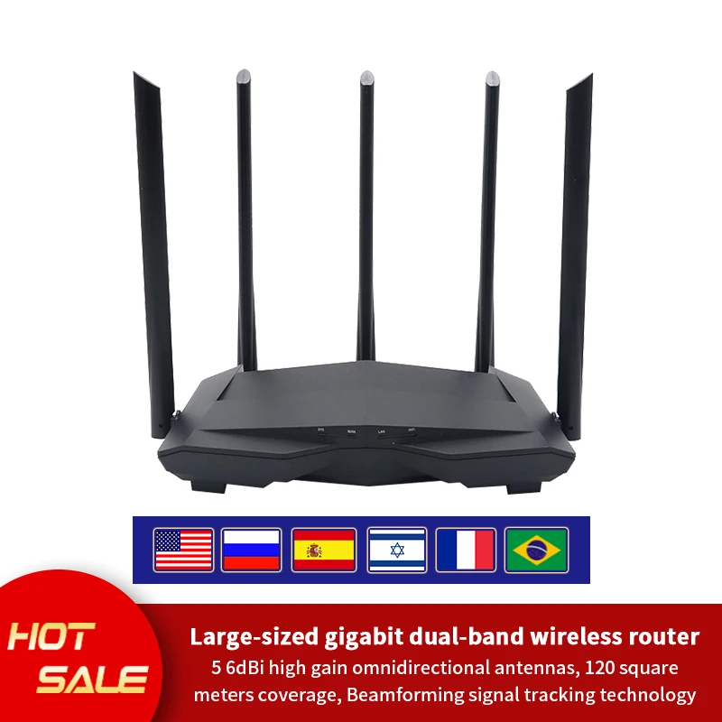Wi Fi маршрутизатор JSMAX JSAC11 AC1200M Gigabit 2 4 ГГц|Беспроводные роутеры| |