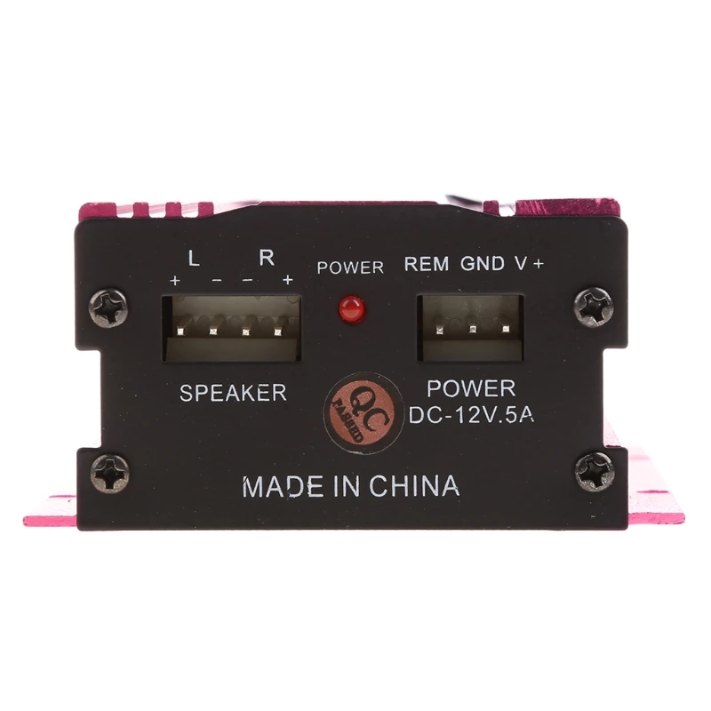 Mini Hi-Fi 500W 2 Channel Stereo Amplifier For Car Auto Motorcycle HOT
