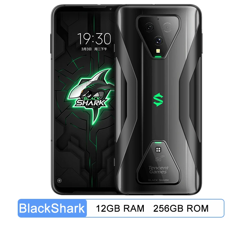 Black Shark 3 Global ROM 256GB ROM 12GB RAM 5G Gaming phone (Newly Launch Promos) blackshark, blackshark3 Smartphone Mobil ram memory 8GB RAM