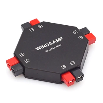 

Ap-4 30a Powerpole Splitter 4-CH Power Supply Distributor HAM Radio For WINDCAMP AP-4 Power Adapter