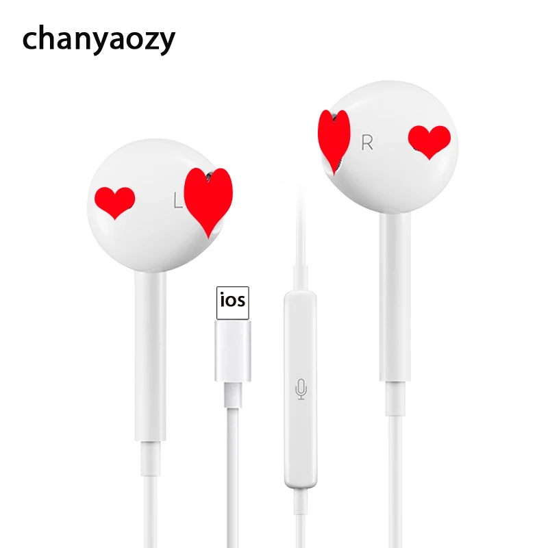 

Bluetooth Wired Earphone In Ear Stereo Wired Earbuds with Microphone and Volume control for iPhone 7 8P X XR XS Max