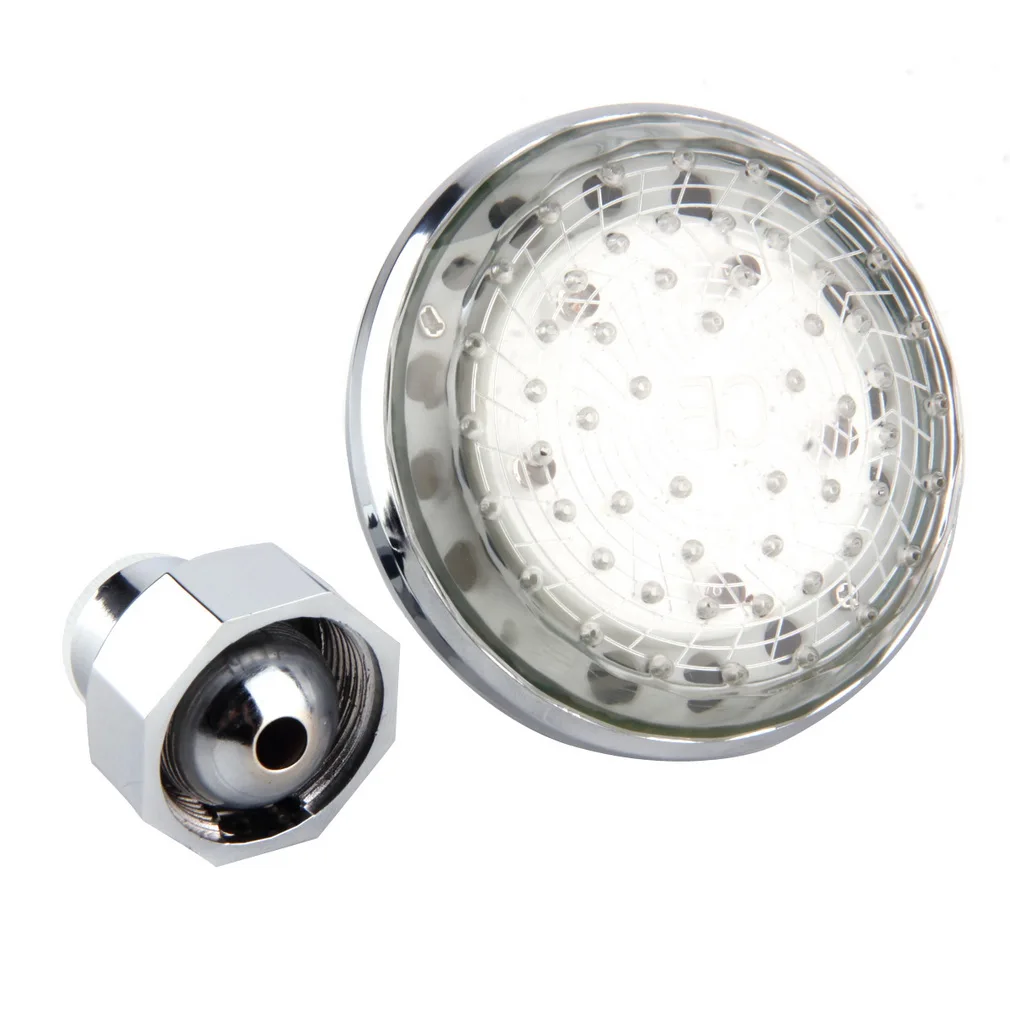 

LED Light 7 Color Changing Water Glow Shower Head Bathroom Home