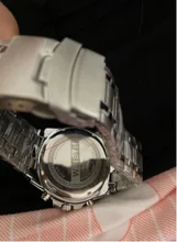 WLISTH-reloj deportivo para hombre, cronógrafo de pulsera, de acero inoxidable, resistente al agua, con caja de reloj de cuarzo grande con indicadores luminosos, nuevo