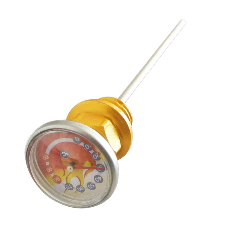 

Motorcycle Parts Oil Tank Temperature Gauges Motorcycle Oil Dipstick For Motorcycle Bike ATV Oil Cap