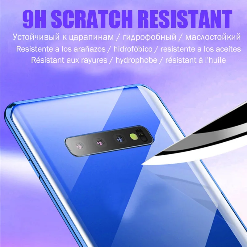 Магнитный двухсторонний стеклянный чехол 360 ° для Samsung Galaxy Note 10 + S10 Plus A20 A30 A50 A70 S10e