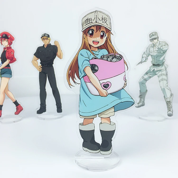 Аниме клетки на работе красные кровяные тромбочки белые T косплей фигурка